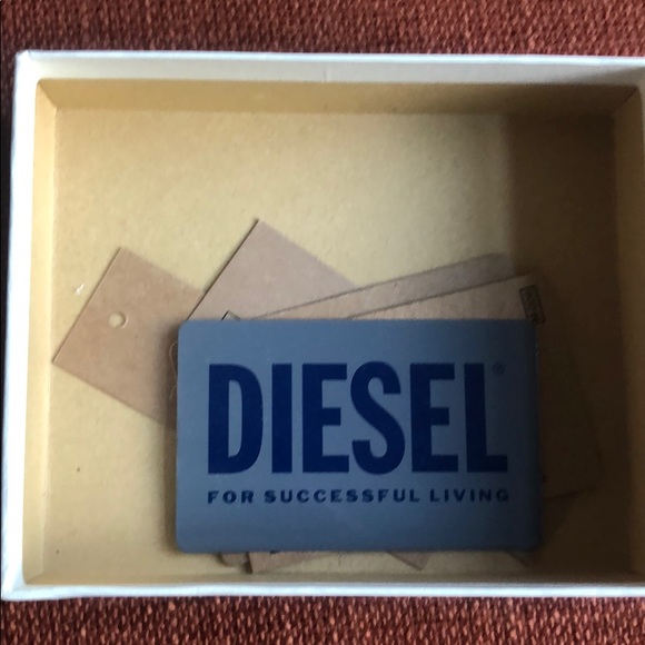 Authentic leather DIESEL wallet with money clip - Picture 5 of 8